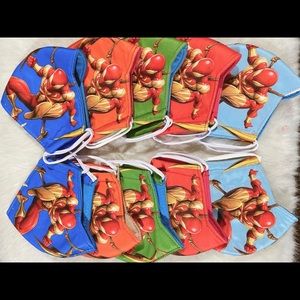 10=$40 Children Iron/Spider-Man face masks
